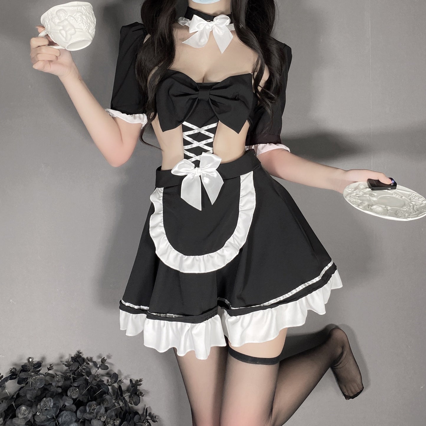 Erotic Lingerie Bed Maid Outfit Passion Suit