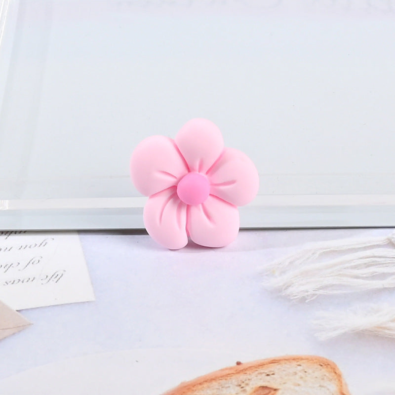 Flower Cream Mobile Phone Shell Accessories