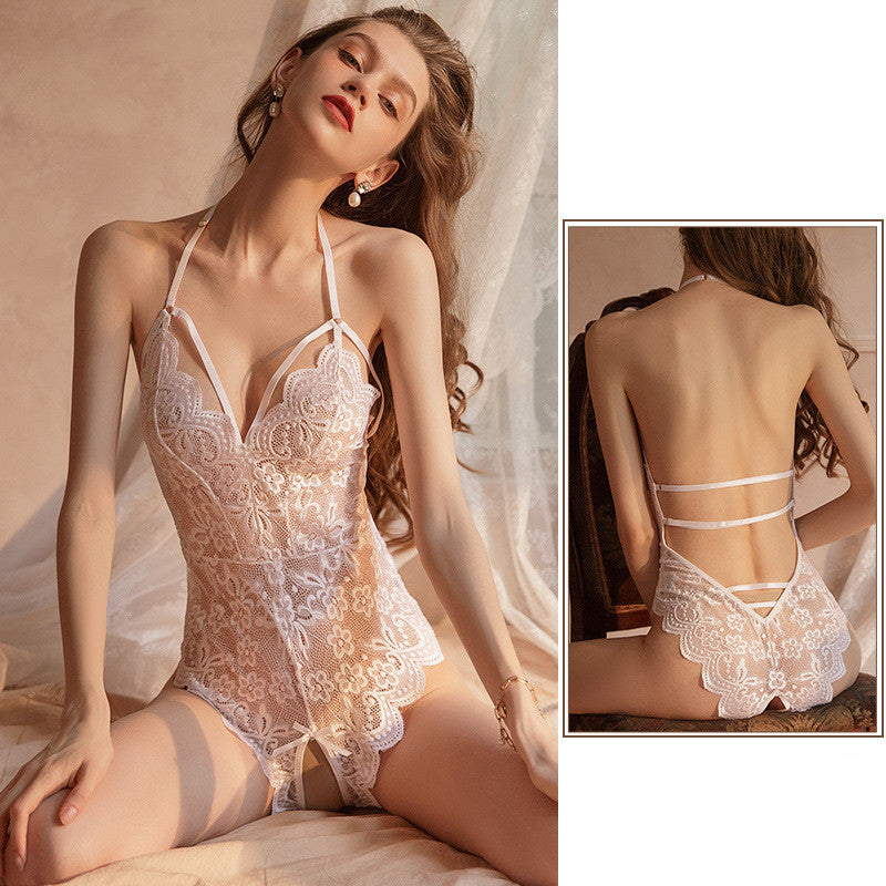 European And American Erotic Lingerie Ladies Bodysuit Lace