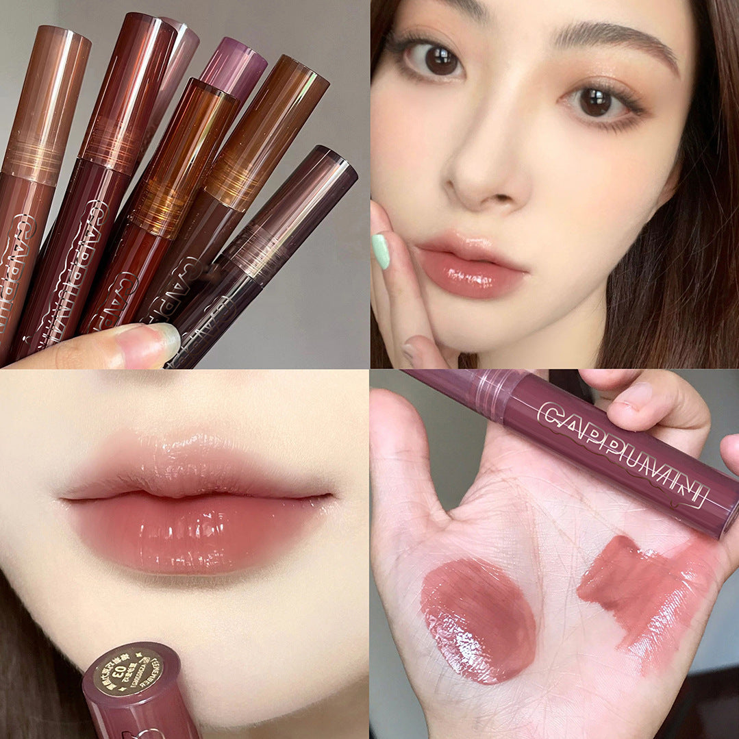 I Lava Chocolate Moisturizing Glaze Mirror Transparent Glass Lip Gloss